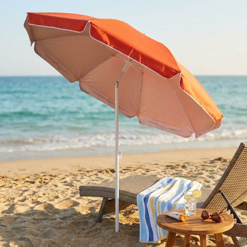 ombrellone da spiaggia in alluminio
