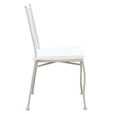 VENTUS - set tavolo in ferro cm 160 x 90 x 74 h con 6 sedie Ventus
