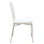 VENTUS - set tavolo in ferro Ø 90 x 74 h con 4 sedie Ventus