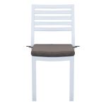 DEXTER - set tavolo in alluminio cm 160/240 x 90 x 75 h con 6 sedie e 2 poltrone Dexter