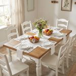 BARRETT - tavolo da pranzo moderno allungabile in rovere