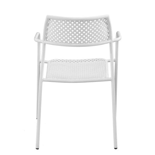 OPERA - set tavolo in alluminio cm 70 x 70 x 73 h con 2 poltrone Aviim