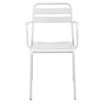 ROMANUS - set tavolo in metallo cm 110 x 70 x 72 h con 4 poltrone Romanus
