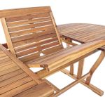 TURRIS - tavolo da giardino allungabile in legno massiccio di acacia