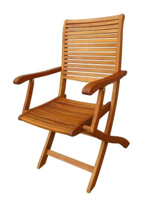 MULIER - poltrona da giardino pieghevole in legno massiccio di acacia