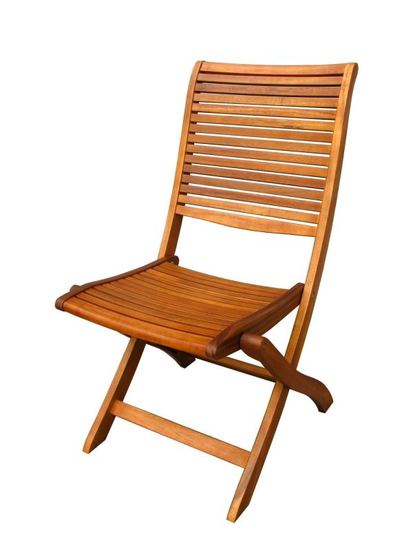 MULIER - sedia da giardino pieghevole in legno massiccio di acacia