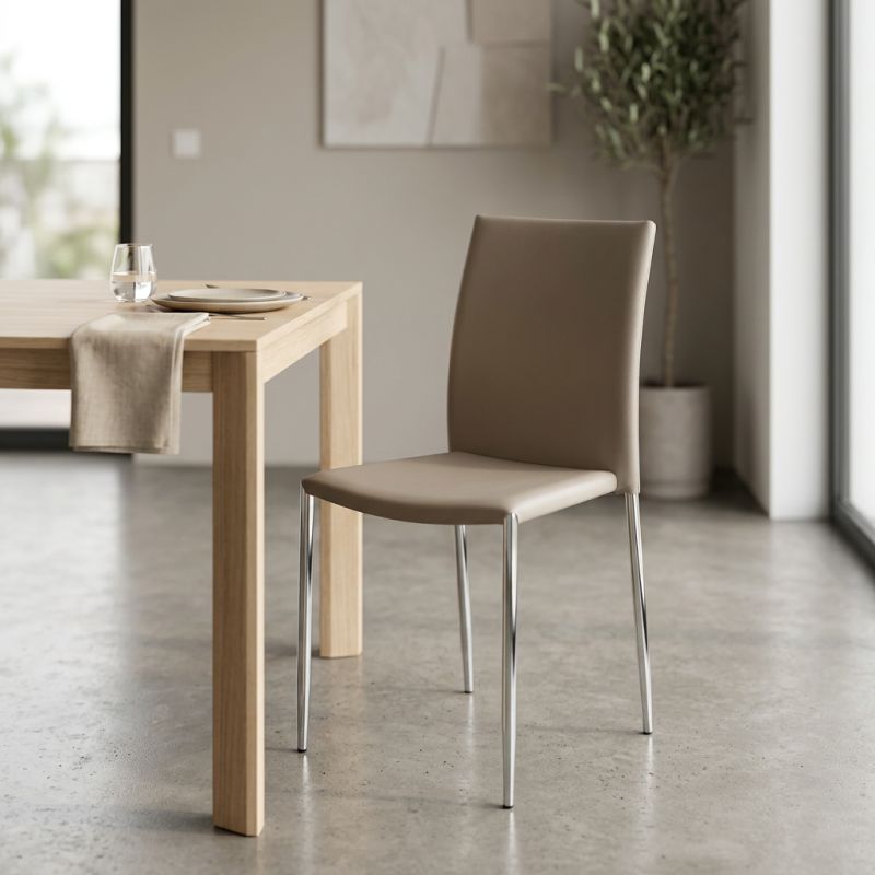 AMELIA - sedia moderna in ecopelle