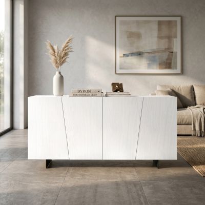 BYRON - madia moderna in legno spazzolato