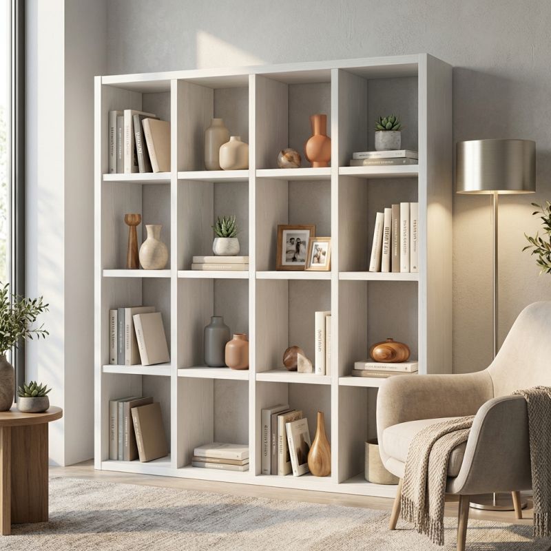 BEVERLY - libreria in nobilitato frassinato 175 cm