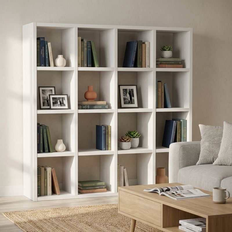 BEVERLY - libreria in nobilitato frassinato 175 cm
