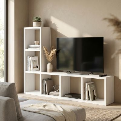 BEVERLY - mobile porta tv moderno in legno frassinato