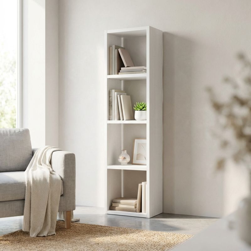 BEVERLY - libreria in nobilitato frassinato 46 cm