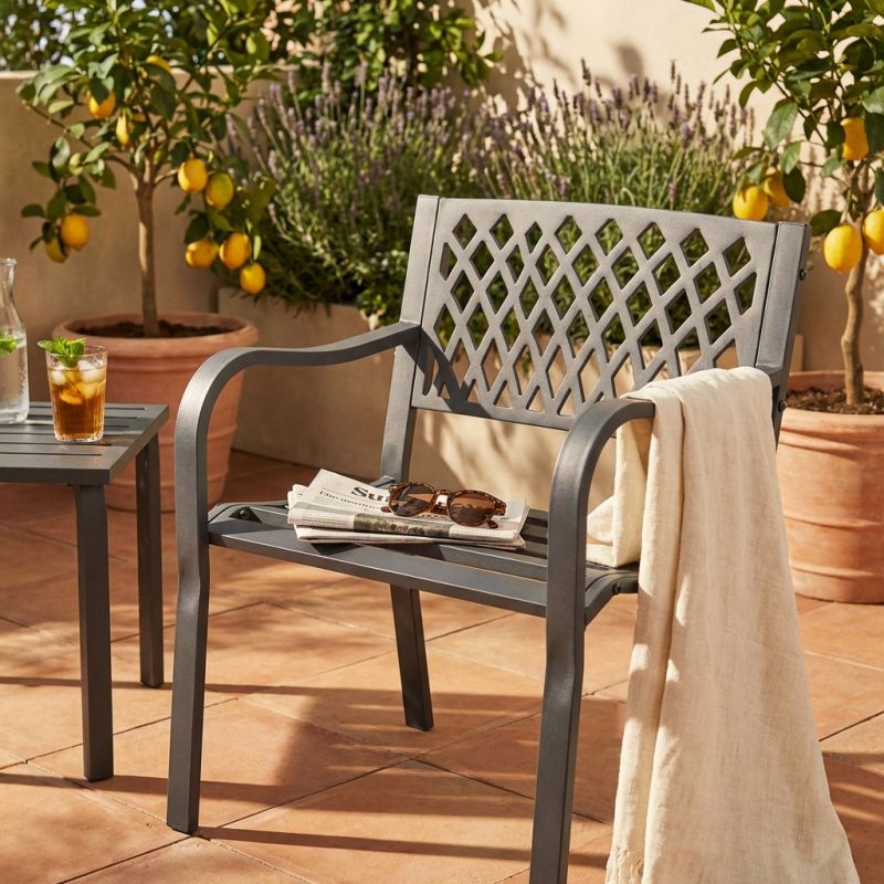 AMADO - poltrona da giardino in ferro
