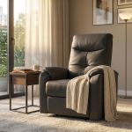 FLO - poltrona reclinabile cm 74,5 x 89/159 x 100/83,5 h