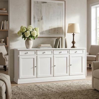 CECILY - credenza in legno cm 205 x 42 x 86 h