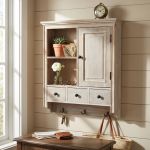 PENNY - pensile 1 anta e 3 cassetti shabby chic