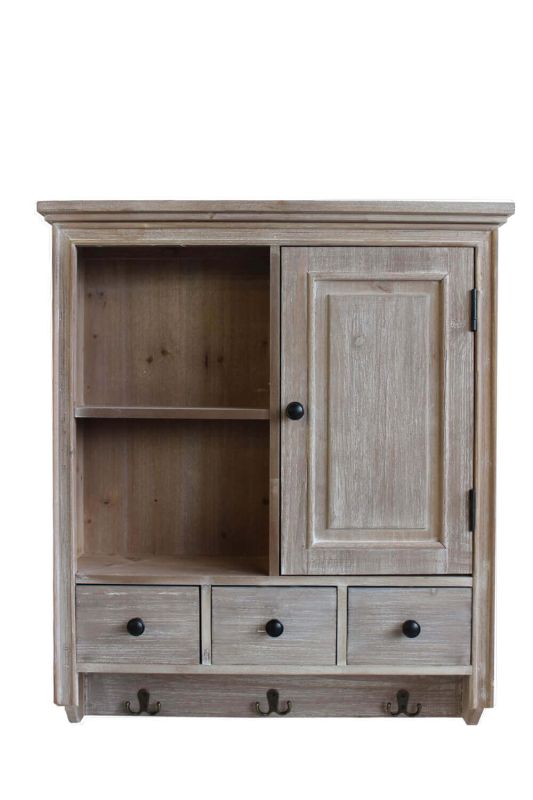 PENNY - pensile 1 anta e 3 cassetti shabby chic
