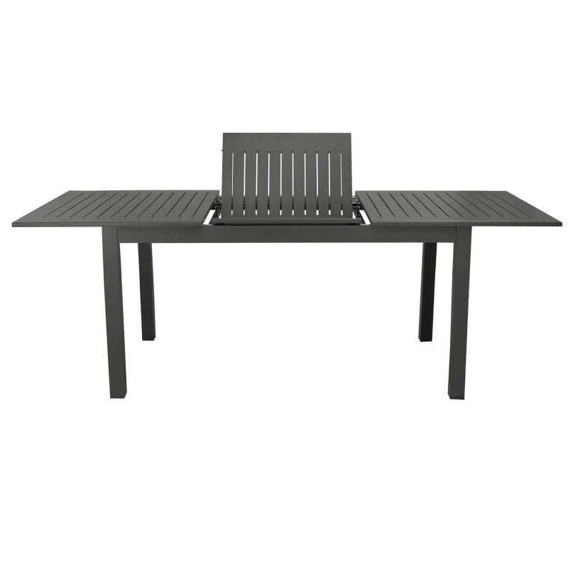 ARGENTUM - tavolo da giardino allungabile in alluminio da 150