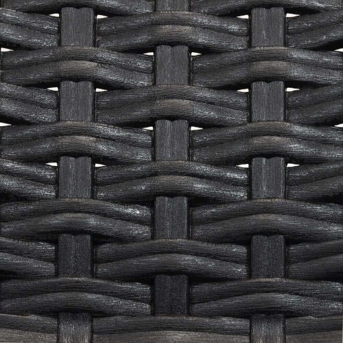 CALIGOLA - set tavolo in resina effetto rattan cm 150 x 90 x 74 h con 4 sedie e 2 poltrone Alma