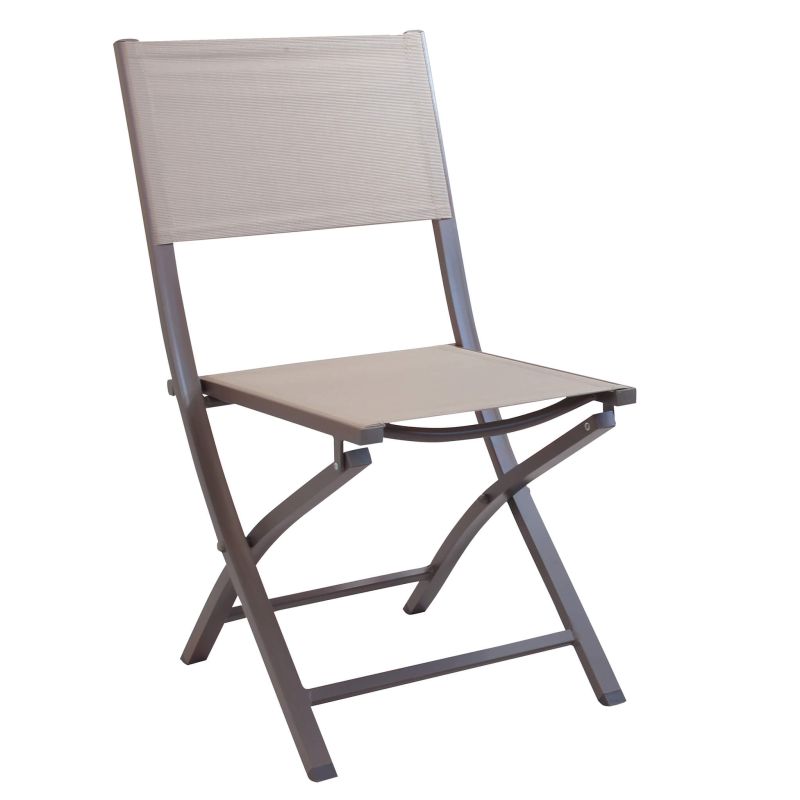 ABELUS - set tavolo in alluminio cm 130 x 77 x 73 h con 4 sedie Gaja