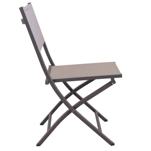 ABELUS - set tavolo in alluminio cm 130 x 77 x 73 h con 4 sedie Gaja