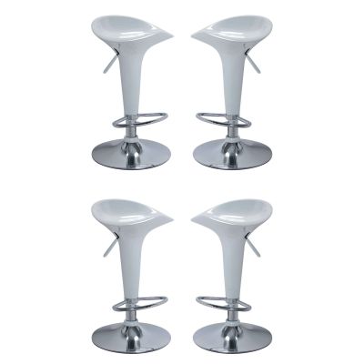 BLANCO - sgabello moderno da bar e sala da pranzo set da 4