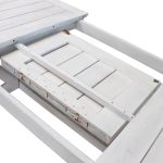 CAESAR - set tavolo in legno massiccio di acacia con 6 sedie Sortis