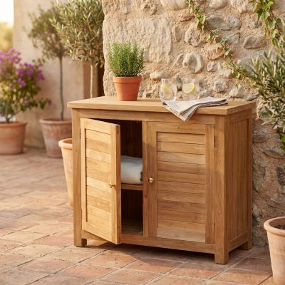 PARADIGMA - mobile da giardino in legno di teak
