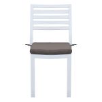 DEXTER - set tavolo in alluminio cm 200/300 x 100 x 74 h con 6 sedie Dexter