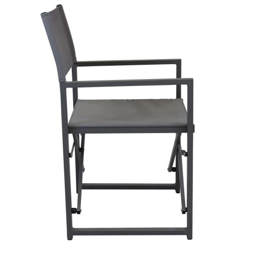DEXTER - set tavolo in alluminio cm 200/300 x 100 x 74 h con 6 poltrone Carpenter