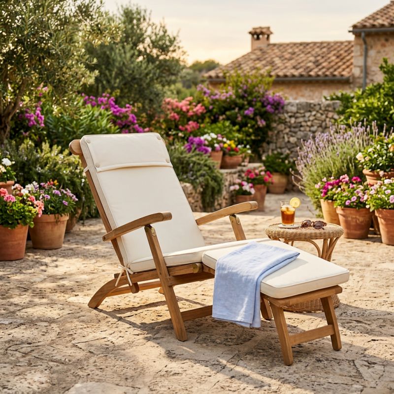 STRAND - cuscino sdraio con doppia cucitura idrorepellente