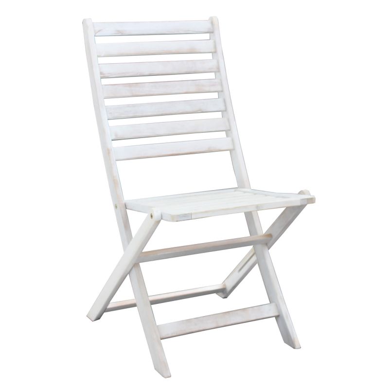 CAESAR - set tavolo in legno massiccio di acacia con 8 sedie Sortis