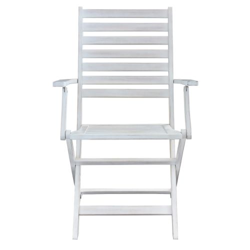 CAESAR - set tavolo in legno massiccio di acacia con 6 poltrone Sortis