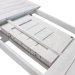 CAESAR - set tavolo in legno massiccio di acacia con 6 poltrone Sortis