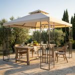 MARICA - gazebo da giardino in acciaio