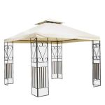 MARICA - gazebo da giardino in acciaio