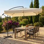 ACHILLES - ombrellone da giardino decentrato