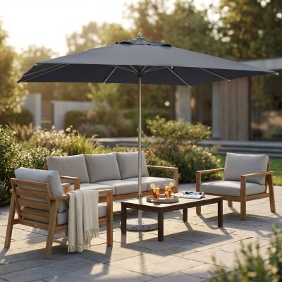 ABACUS - ombrellone da giardino palo centrale in alluminio 3 x 3 m