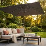 ABACUS - ombrellone da giardino palo centrale in alluminio 3 x 3 m