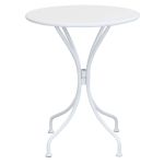 ROMANUS - set tavolo in metallo cm Ø 60 x 71h con 2 poltrone Romanus