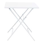 ROMANUS - set tavolo in metallo cm 70 x 70 x 72 h con 2 poltrone Romanus