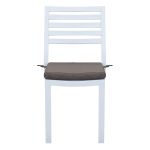 DEXTER - set tavolo in alluminio cm 160/240 x 90 x 75 h con 6 sedie Dexter
