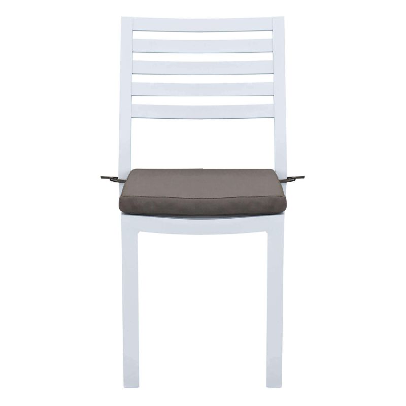 DEXTER - set tavolo in alluminio cm 200/300 x 100 x 74 h con 8 sedie Dexter