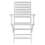 CAESAR - set tavolo in legno massiccio di acacia con 4 sedie e 2 poltrone Sortis
