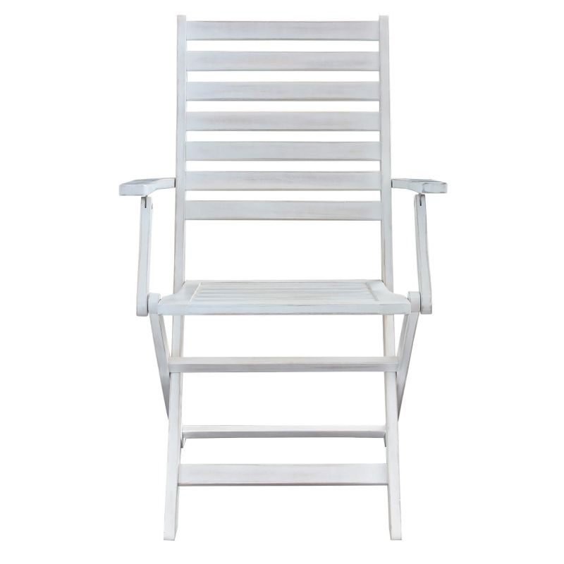 CAESAR - set tavolo in legno massiccio di acacia con 4 sedie e 2 poltrone Sortis