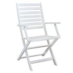 CAESAR - set tavolo in legno massiccio di acacia con 4 sedie e 2 poltrone Sortis