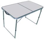 tavolo pieghevole salvaspazio in alluminio cm 120 x 60 x 68 h