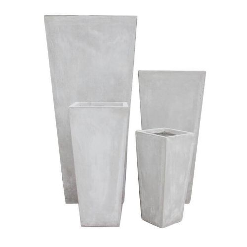 MARGHE - set di 4 vasi da giardino
