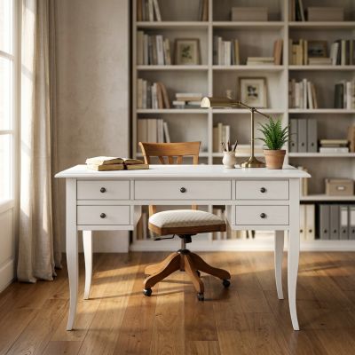 DALLAS - scrittoio in legno massello 107 x 56 x 81