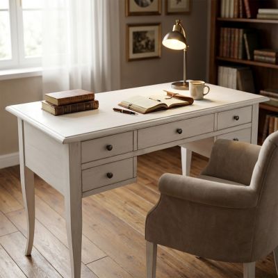 DALLAS - scrittoio in legno massello 107 x 56 x 81